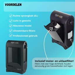 Automatische Stofzuiger - Stofzuiger zonder Zak - Vacuum Cleaner - Stofzuiger Dierenharen - Stofzuiger Animal - Thuis, kantoor en Werkplaats - Eyevac — thumbnail 3