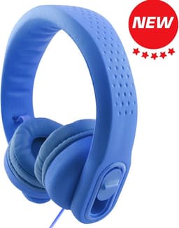 DKT Eduline Flexifoon blauw flexibele hufterproof koptelefoon hoofdtelefoon kinderen voor gebruik in de school klas — thumbnail 5