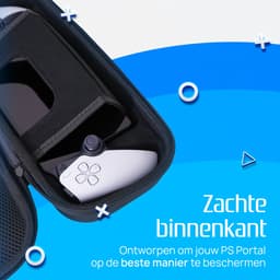 K&G Luxe Case Geschikt voor Playstation Portal / PS5 - Hard Case - Beschermhoes - Zwart — thumbnail 2
