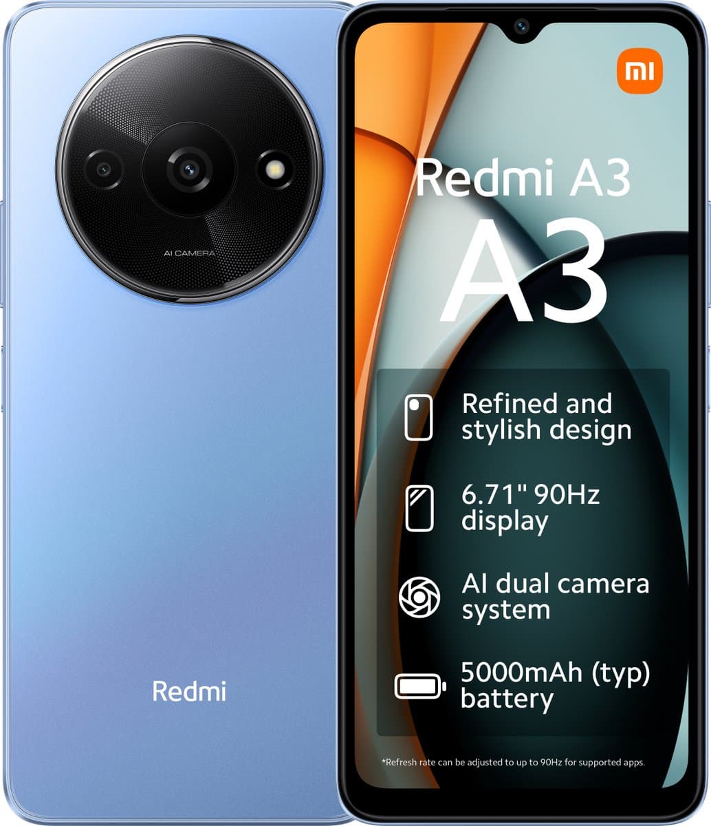 Xiaomi Redmi A3 - 128GB - Star Blauw — afbeelding 1