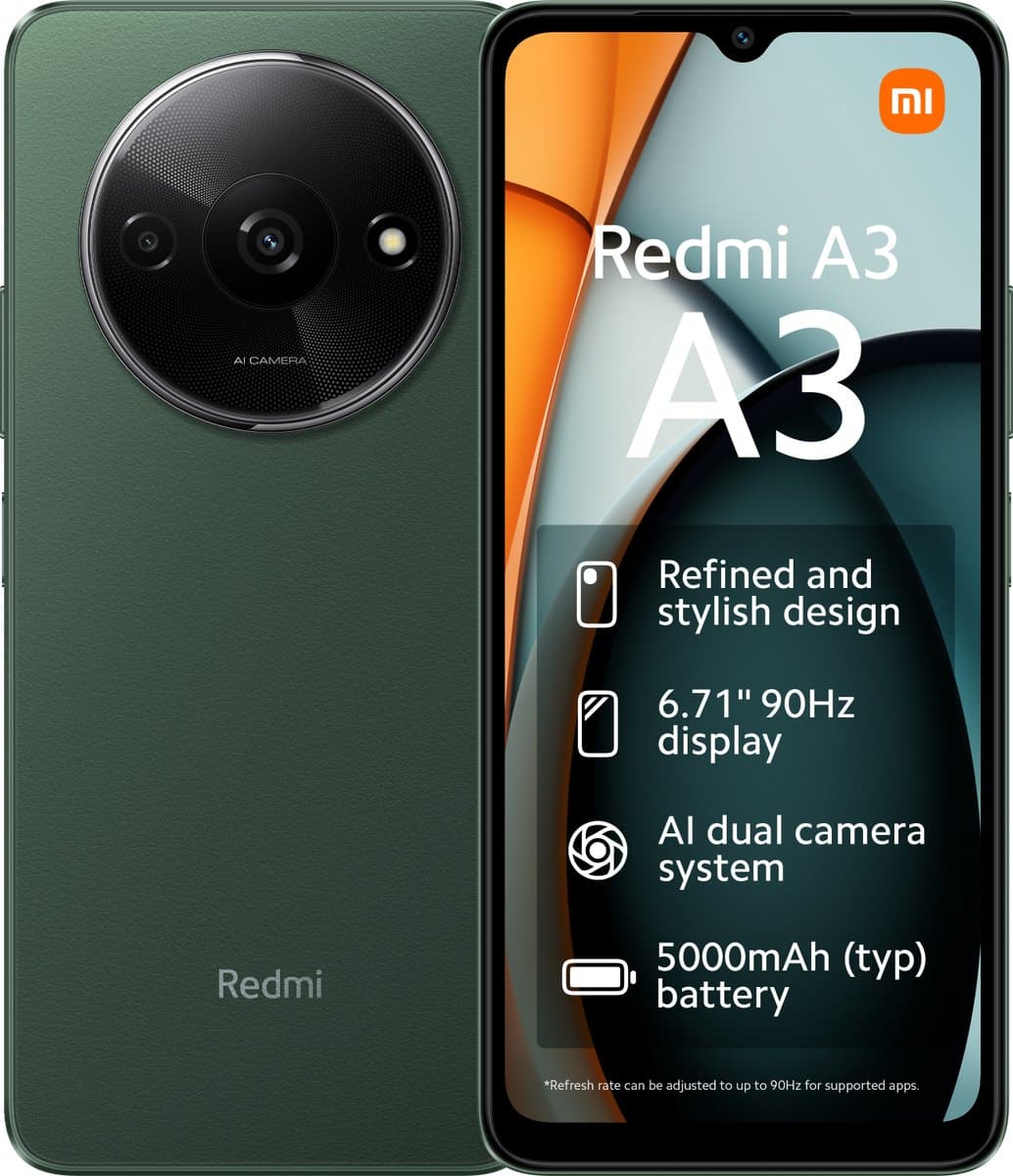 Xiaomi Redmi A3 - 64GB - Forest Groen — afbeelding 1