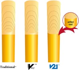 Vandoren Classic Baritonsaxofoon 3 doos met 5 rieten - Riet voor bariton saxofoon — thumbnail 3