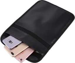 SBG Faraday Bag - Universeel Blokkerende Tabletzak - RFID Blokkeertas voor Tablet en iPad - Pouch voor Autosleutels - Signaal Blokkerende Zak - Zwart — thumbnail 5
