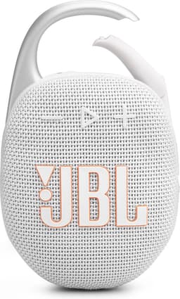 JBL Clip 5 - Draagbare Bluetooth Mini Speaker - Met Haak om te hangen - Draadloos Muziek Box - 12 uur - Waterbestendig - IP67 - Wit — thumbnail 1