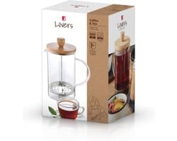 Koffiepot met Zuiger Bergner LOVERS 800 ml Beige