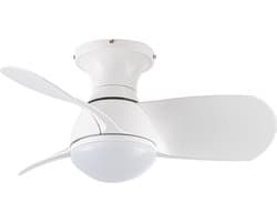 CristalRecord - Plafondventilator Epona Mini Ø 64 cm wit — afbeelding 1