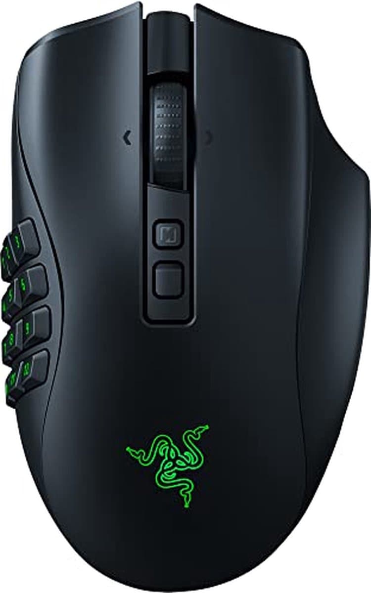 Razer Naga V2 Pro - Draadloze MMO Gaming Muis - 19+1 Programmeerbare Knoppen - 30.000 DPI - Zwart — afbeelding 1
