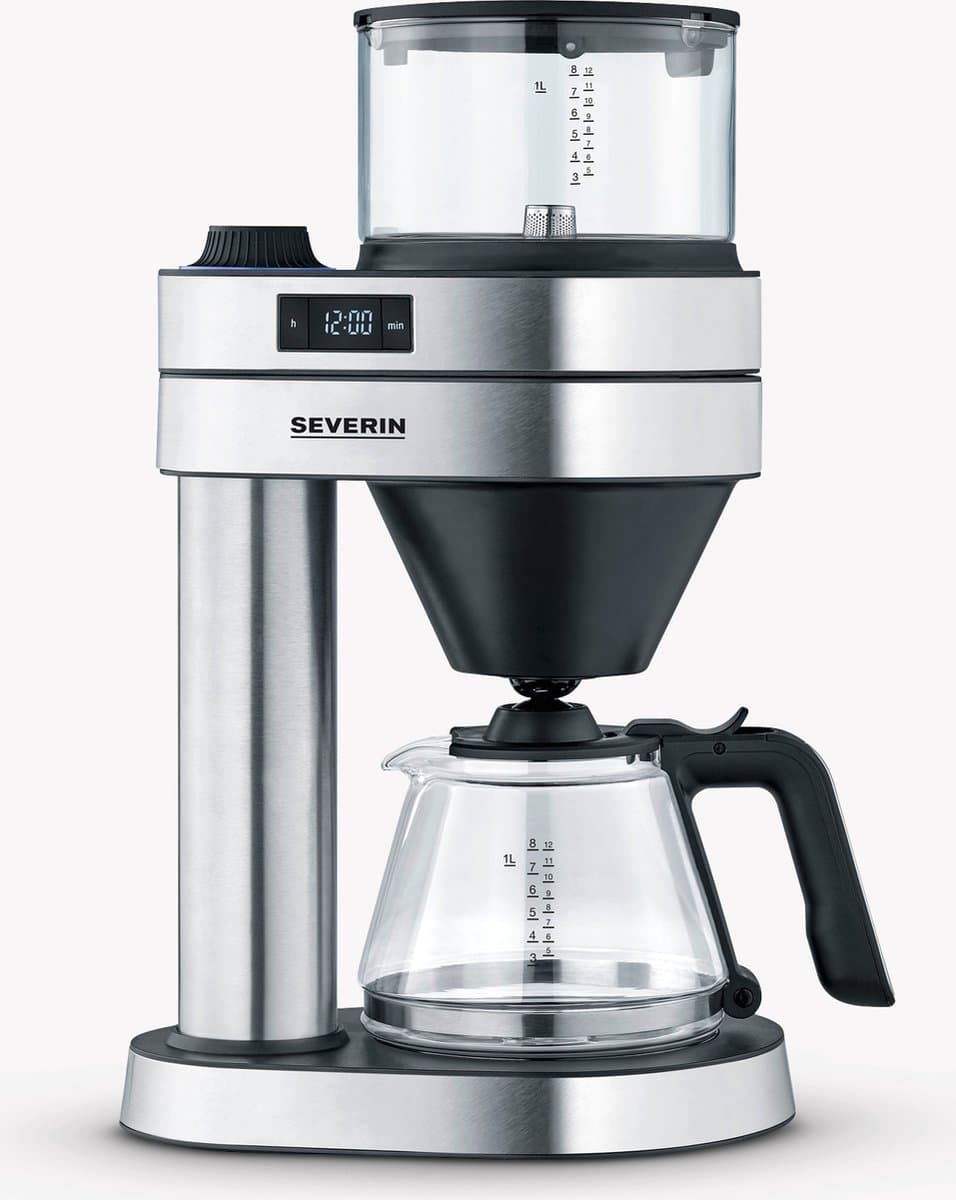 Severin KA 5762 Caprice Filterkoffiezetapparaat – Pour Over Smaak – Thermotronic 92–96°C – Timer – RVS – Warmhoudfunctie — afbeelding 1