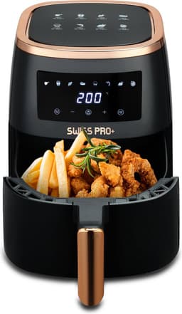 Swiss Pro+ Airfryer SP-AF6.5L.BG airfryer XXXL - Intelligente Heteluchtfriteuse Digitaal- 6.5 L - XXXL 1500W Black/rose gold — thumbnail 4