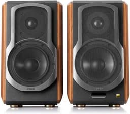 Edifier S1000W actieve Wifi boekenplank speaker - Walnoot (per paar) — thumbnail 1