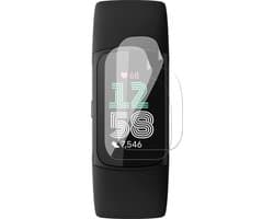 Screenprotector geschikt voor Fitbit Charge 6 / 5 - 2x FlexGuard Screen Protector
