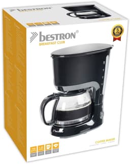 Bestron Koffiezetapparaat filterkoffie 750W - ACM750Z - 1,25L, 10 koppen - Camping geschikt - Glazen kan - 5 jaar garantie — thumbnail 2