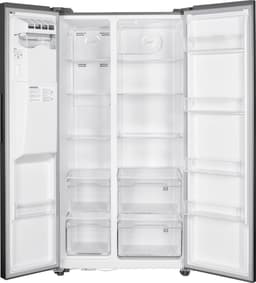 Wiggo WR-SBS18IME(X) - Amerikaanse Koelkast - No Frost - Water- en ijsdispenser - Met Display - Super Freeze - 513 Liter - 5 jaar garantie - Roestrvrijstaal — thumbnail 3