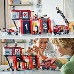 Lego City 60414 Brandweerkazerne En Auto Bouwstenen — thumbnail 3