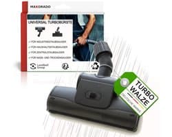 Maxorado universeel turboborstel voor uw stofzuiger- turbo mondstuk - vloerzuigmond - 30-37 mm – geschikt voor Miele, Bosch, Siemens, Philips, Nilfisk, AEG, Inventum, Bestron, Karcher, Numatic - stofzuigerborstel - universeel