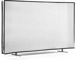 kwmobile tv hoes voor 24" TV cover - Beschermhoes voor televisie - Voor binnengebruik - Tegen vuil en stof - In wit