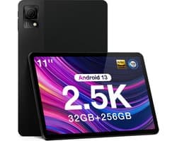 Doogee T30 Ultra NL – 11inch IPS 2.5K – Wifi – 4G – 256GB ROM – 12+20GB RAM – 8580mAh – Android 13 – Zwart