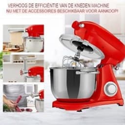 Deegmachine - Kneedmachine - Rood — thumbnail 4