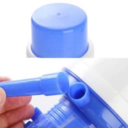 Let op type!! Middellange gebotteld drinkwater Hand druk druk pomp Dispenser Water druk apparaat — thumbnail 3