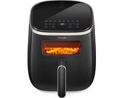 Philips 3000 Series Airfryer XL - HD9257/80 - Kijkvenster - 5.6L - Tot 5 Personen - Zwart — afbeelding 1