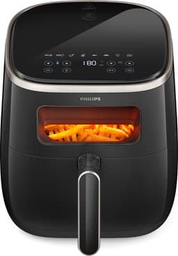 Philips 3000 Series Airfryer XL - HD9257/80 - Kijkvenster - 5.6L - Tot 5 Personen - Zwart — thumbnail 2
