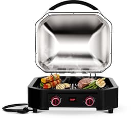 Cozze E-300 Elektrisch Grill 230V 2200 W - Roestvast Staal - Zwart — thumbnail 1