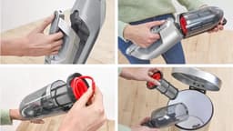 Bosch BCH3K2301 Serie 4 Flexxo -Steelstofzuiger - Zilver - Gen 2 Accu — thumbnail 2