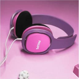 Philips SHK2000 - Kids Koptelefoon - On-Ear Volumebegrenzing - Roze/Paars - Ergonomische hoofdband — thumbnail 4