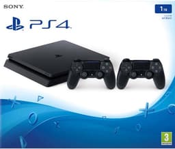 Sony Playstation 4 Slim Console 1TB + 2de Controller - Zwart — thumbnail 3