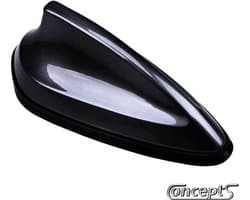 Simoni Racing haaienvin auto antenne Big Shark Fin in glanzend zwart ABS ter vervanging van antennespriet
