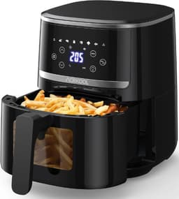 Acekool - Airfryer - Airfryers - Airfryer xl - Air Fryer - Heteluchtfriteuse - Hetelucht Oven Airfryer - Hetelucht - Heteluchtfriteuse xl - 4.5L — thumbnail 6