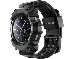 SUPCASE UB Pro Hoesje met Bandje geschikt voor de Samsung Galaxy Watch 4 46MM Zwart