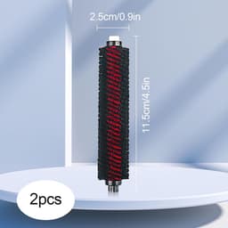 2 stuks reinigingsborstels geschikt voor Roborock S7 MaxV Ultra / S7 Pro Ultra/S8 Pro Ultra/G10s, CTDMJ rolborstel, onderhoudsborstel, afneembare accessoires voor hogedruk-reinigingsrollerborstels — thumbnail 3