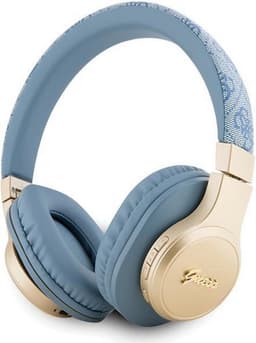 Guess 4G Script Logo - Bluetooth Stereo Over-Ear Koptelefoon - Blauw — thumbnail 1