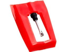 WiseGoods Premium Pickup Naald - Platenspeler Naalden - Accessoires Platenspelers - Platen Speler Reparatie - Retro Tools - Rood