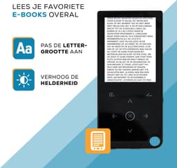 Einarr Supplies MP3/MP4 - 32GB Geheugen - Bluetooth - Fm Radio - Video Player - E-book reader - Oordopjes – Zwart — thumbnail 4