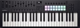 Novation Launchkey 49 MK4 - MIDI Keyboard Controller - 49 Semi-Gewogen Toetsen - 16 FSR Pads - 9 Faders - OLED Display - USB-C — thumbnail 1