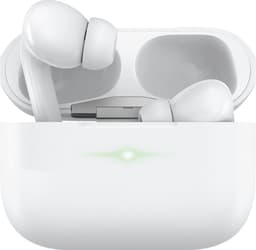Bluetooth Oordopjes - Draadloze oortjes - Oortjes draadloos - Geschikt voor iPhone 12/13/14/15/16 Plus, Pro, Pro Max, iPad Pro, Air, 2022 en Samsung Galaxy A55, S24, Samsung Tablet S9 Plus, A9 etc. - Noise Cancelling - Bluetooth 5.3 - Wit — thumbnail 1
