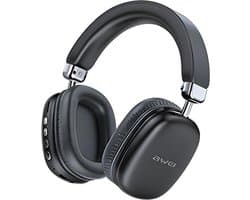 AWEI AT7 Bluetooth on-ear hoofdtelefoon zwart/zwart
