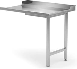 HENDI Uitlooptafel vaatwassers – rechterzijde – roestvast staal – verstelbare poten – 1000x700x850 mm — thumbnail 3