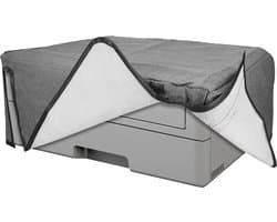 kwmobile printer hoes geschikt voor Brother HL-L2310D / L2350DW / L2370DN / L2375DW case - Linnen cover - Stofhoes voor printer in donkergrijs