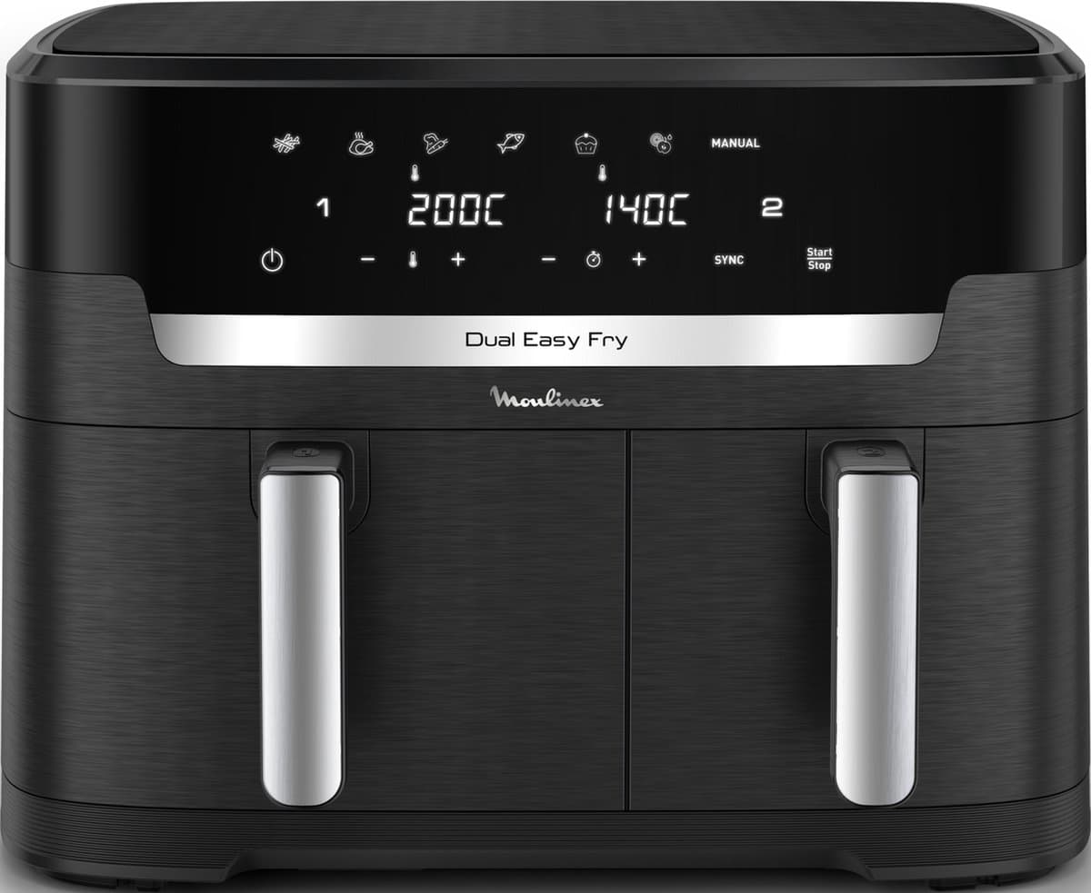 Moulinex Dual Easy Fry XXL EZ9428 - Dubbele Airfryer - 11 L — afbeelding 1