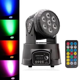 DisGo Moving Head Mini Wash 7x10W RGBW LED 4 in 1 — thumbnail 4