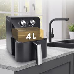 GOURMETmaxx heteluchtfriteuse 4 L - 3 in 1: heteluchtoven, grill & friteuse — thumbnail 5