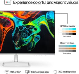 HP S5 527sw - Full HD Monitor - 27 inch - 100hz — thumbnail 4