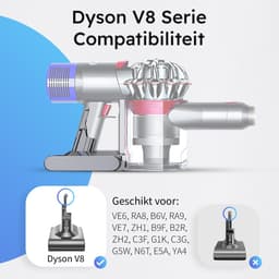 Verbeterde Batterij Set Geschikt voor Dyson V8 Inclusief HEPA-Filter - Absolute Dyson V8 - Accu Voor Dyson V8 Absolute, Fluffy & Animal - 6000mAh — thumbnail 4