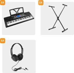 MAX Rhapsody61P keyboard set - inclusief standaard en koptelefoon - 61 aanslaggevoelige toetsen — thumbnail 2