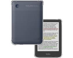 Hoesje Geschikt voor Kobo Clara Colour Hoes eReader Shockbestendig Back Cover Siliconen Tablet Case - Transparant