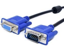 WiseGoods Premium VGA Kabel Mannelijk Naar Vrouwelijk - Laptop Naar Monitor - Computer Beeldscherm Accessoires - Video Kabels 1.5M