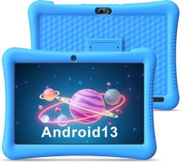 EagleSoar® Kindertablet - Kindertablet Blauw - Tablet - Tablet Kinderen - Kindertablet Vanaf 3 - 10 Jaar - Kindertablets - Kinder Tablet - Kids Tablet - Kindertablet 10 Inch - Kindertablet Deplay - Tablet Kinderen Met Houder — thumbnail 1